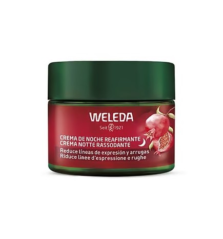 Crema de Noche Reafirmante de Granada y Péptidos de Maca Weleda 40 ml.