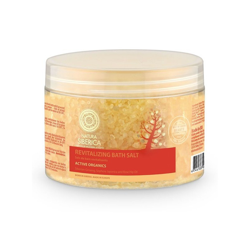 Sales de baño revitalizantes Natura Siberica 600 gr.