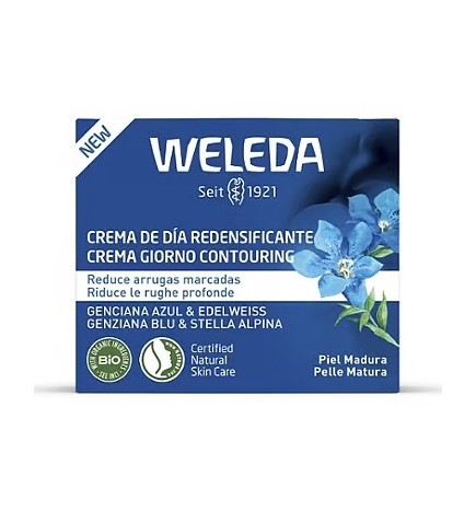 Crema de día Redensificante de Genciana Azul y Edelweiss Weleda 40 ml.