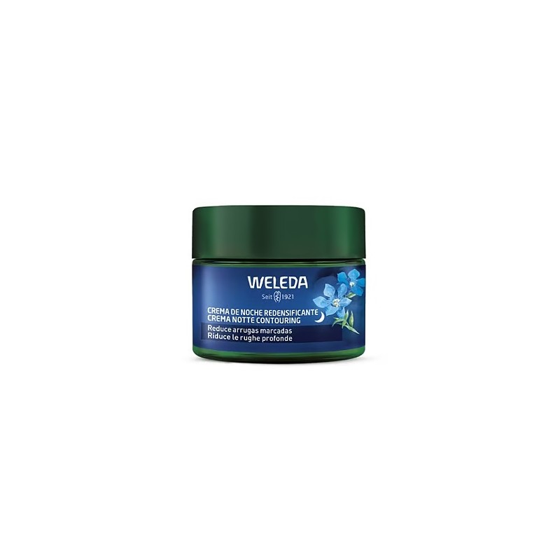 Crema de noche Redensificante de Genciana Azul y Edelweiss Weleda 40 ml.