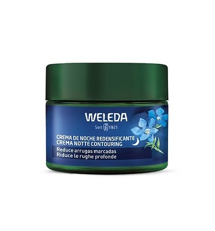 Crema de noche Redensificante de Genciana Azul y Edelweiss Weleda 40 ml.