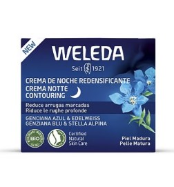 Crema de noche Redensificante de Genciana Azul y Edelweiss Weleda 40 ml.