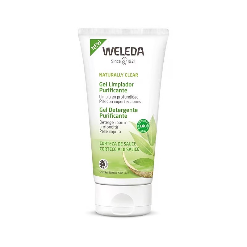 Gel limpiador purificante (piel mixta/grasa) Weleda 100 ml.