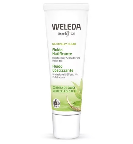 Fluido matificante piel mixta/grasa Weleda 30 ml.