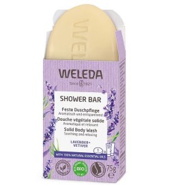 Jabón de ducha sólido Relajante Lavanda Weleda 75 g.