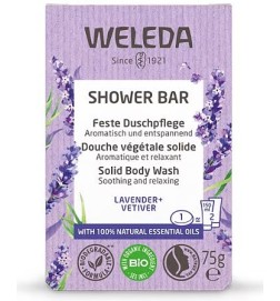 Jabón de ducha sólido Relajante Lavanda Weleda 75 g.