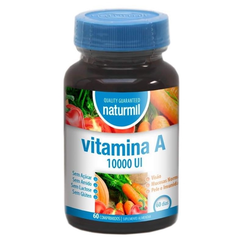 Vitamina A 10.000 UI Naturmil 60 comprimidos