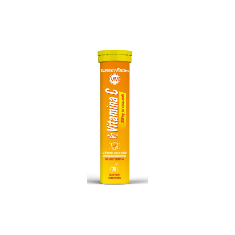 Vitamina C + Zinc Ynsadiet 20 comprimidos efervescentes