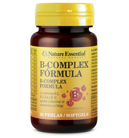 B-Complex Fórmula 500 mg. Nature Essential 30 perlas