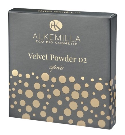 Polvos compactos Alkemilla Velvet 02 Beige Natural