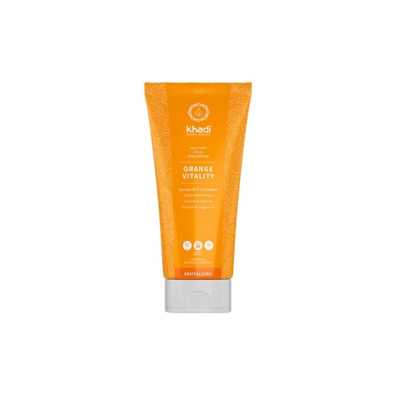 Champú Vitalidad Naranja Khadi 200 ml.