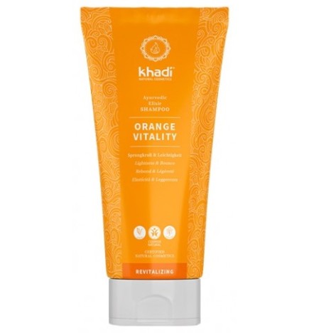 Champú Vitalidad Naranja Khadi 200 ml.