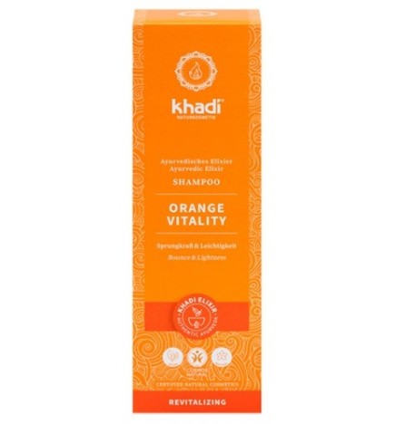 Champú Vitalidad Naranja Khadi 200 ml.