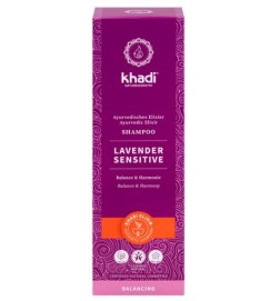 Champú Sensitive Lavanda Khadi 200 ml.