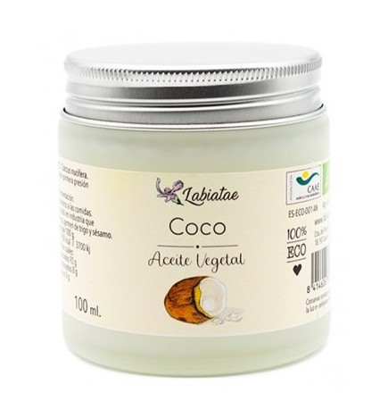 Aceite vegetal de Coco Labiatae 100 ml.