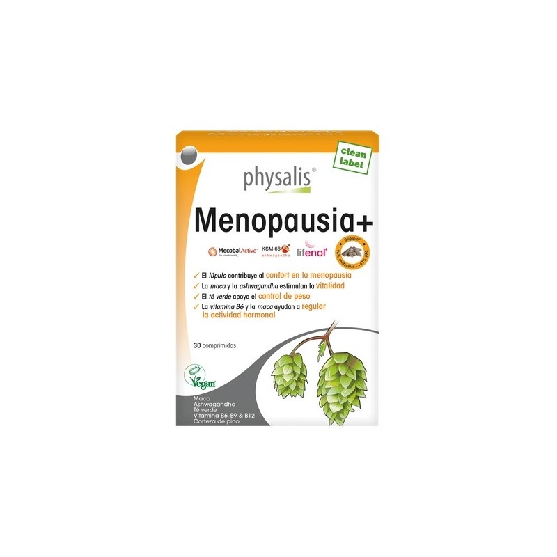 Menopausia+ Physalis 30 comprimidos