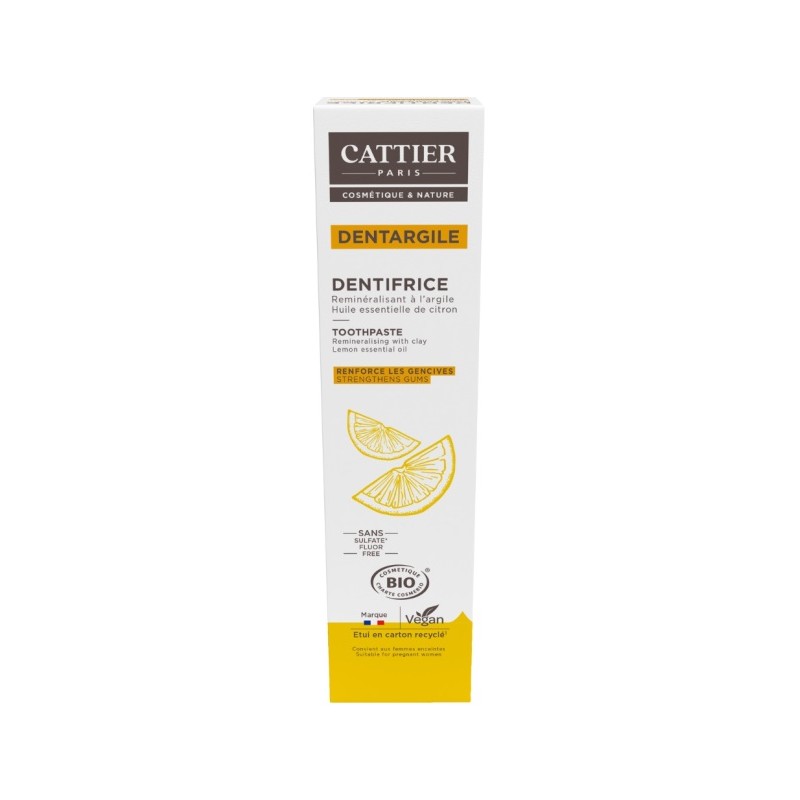 Dentargile Limón Fortalecedor Encías Cattier 75 ml.