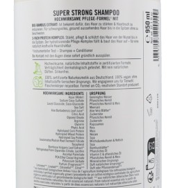 Champú súper fuerte bambú Sante 950 ml.