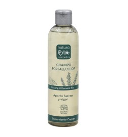 Champú Fortalecedor ginseng romero NaturaBIO 250 ml.