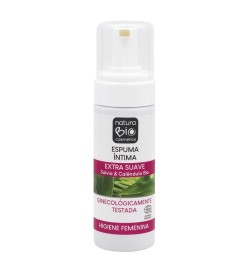 Espuma higiene íntima femenina NaturaBIO 150 ml.