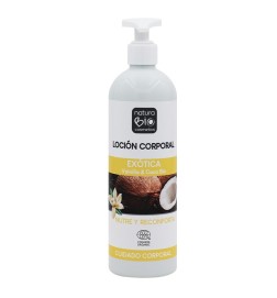 Loción corporal exótica vainilla & coco NaturaBIO 500 ml.