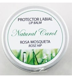 Protector labial Rosa Mosqueta Natural Carol 15 ml.