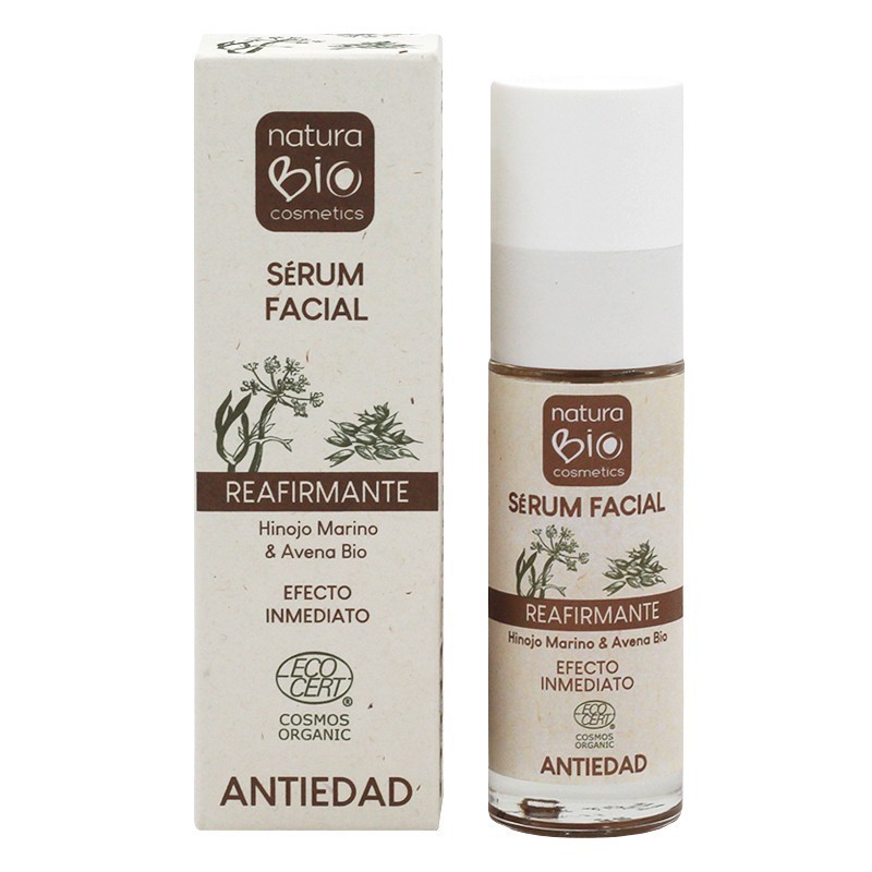 Sérum facial Reafirmante Hinojo NaturaBIO 30 ml.