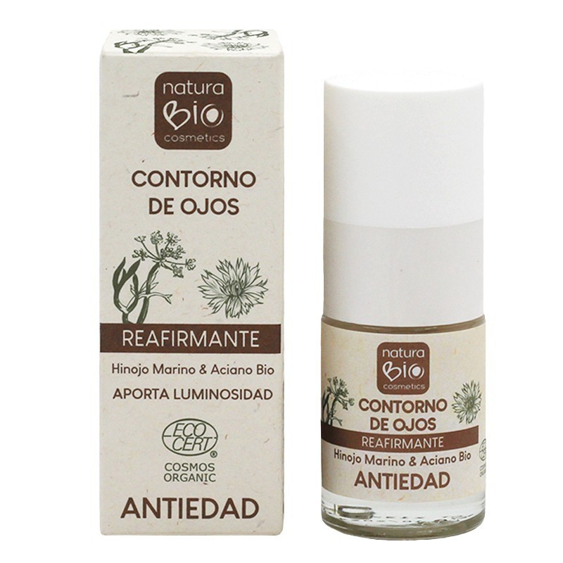 Contorno ojos Reafirmante Hinojo NaturaBIO 15 ml.