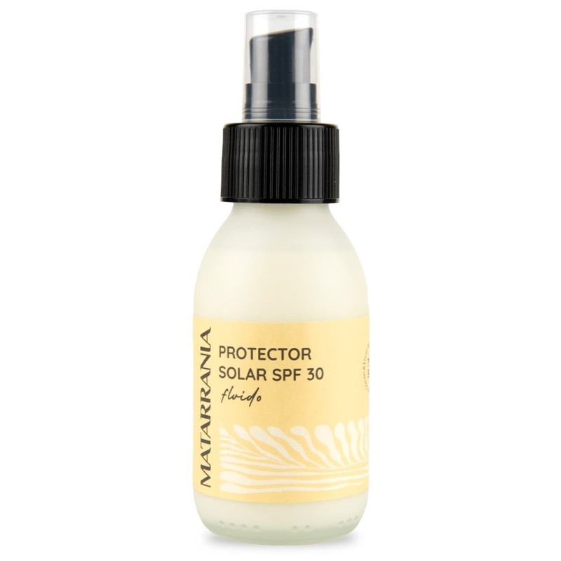 Protector solar fluido SPF30 Matarrania 100 ml. Protector solar fluido SPF30 Matarrania 100 ml.