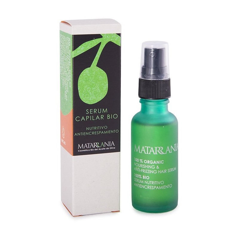 Serum capilar nutritivo antiencrespamiento Matarrania 30 ml.