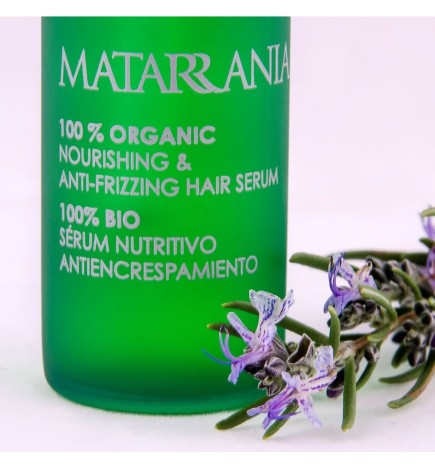 Serum capilar nutritivo antiencrespamiento Matarrania 30 ml.