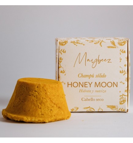 Champú sólido Honey Moon (cabello seco) MayBeez 95 g.