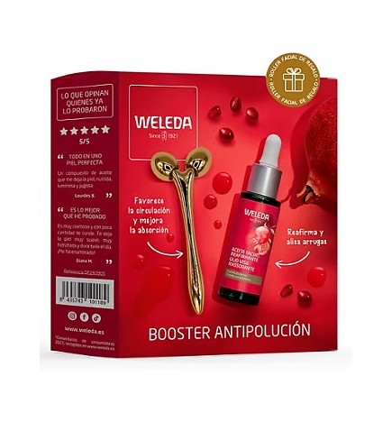 Booster antipolución reafirmante Weleda 30 ml. CON REGALO