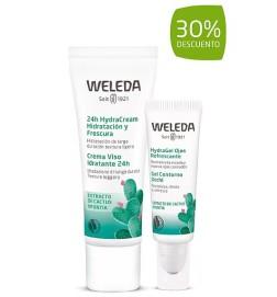 Cofre Hidratación 24h. crema + contorno de ojos Weleda