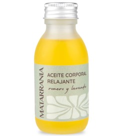 Aceite hidratante corporal relajante balsámico Matarrania 100 ml.