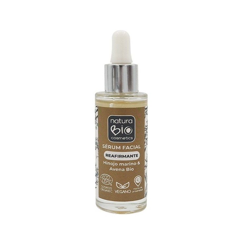 Sérum facial Reafirmante Hinojo NaturaBIO Cosmetics 30 ml.