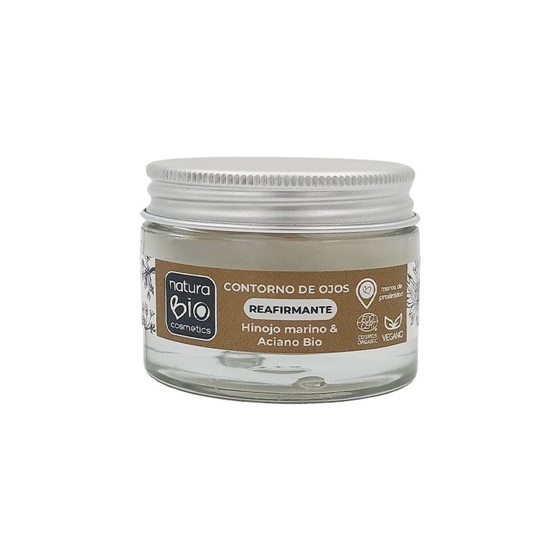 Contorno ojos Reafirmante Hinojo NaturaBIO Cosmetics 30 ml.