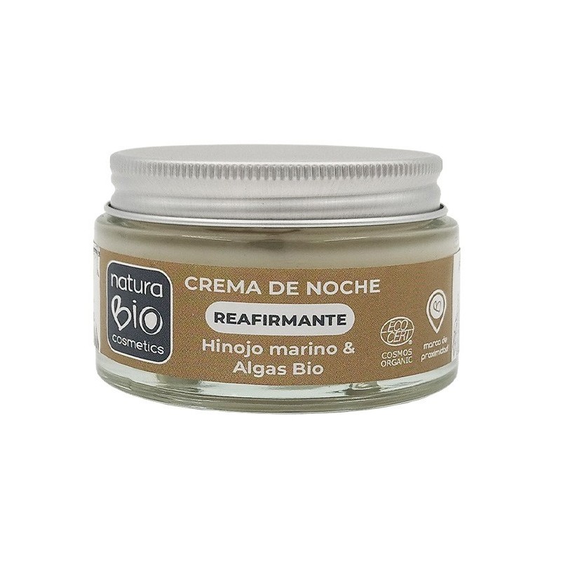 Crema de noche Reafirmante Hinojo NaturaBIO Cosmetics 50 ml.