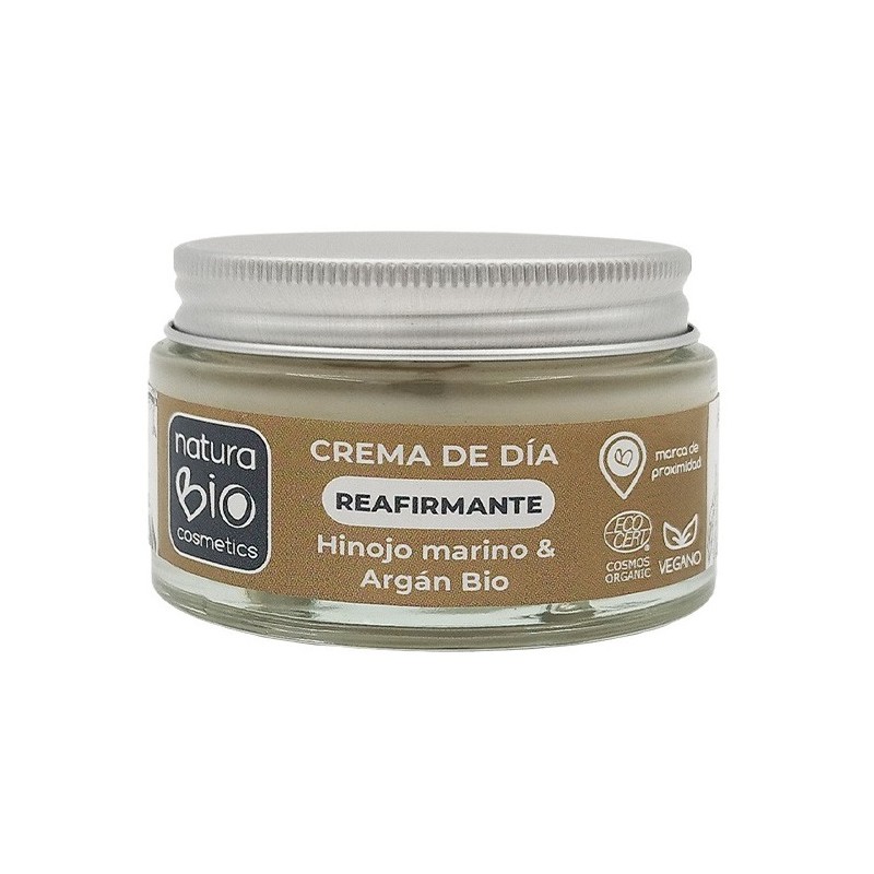 Crema de día Reafirmante Hinojo NaturaBIO Cosmetics 50 ml.