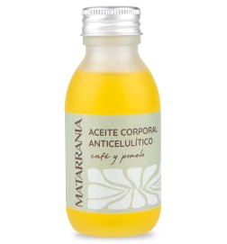 Aceite anticelulítico café y pomelo Matarrania 100 ml.