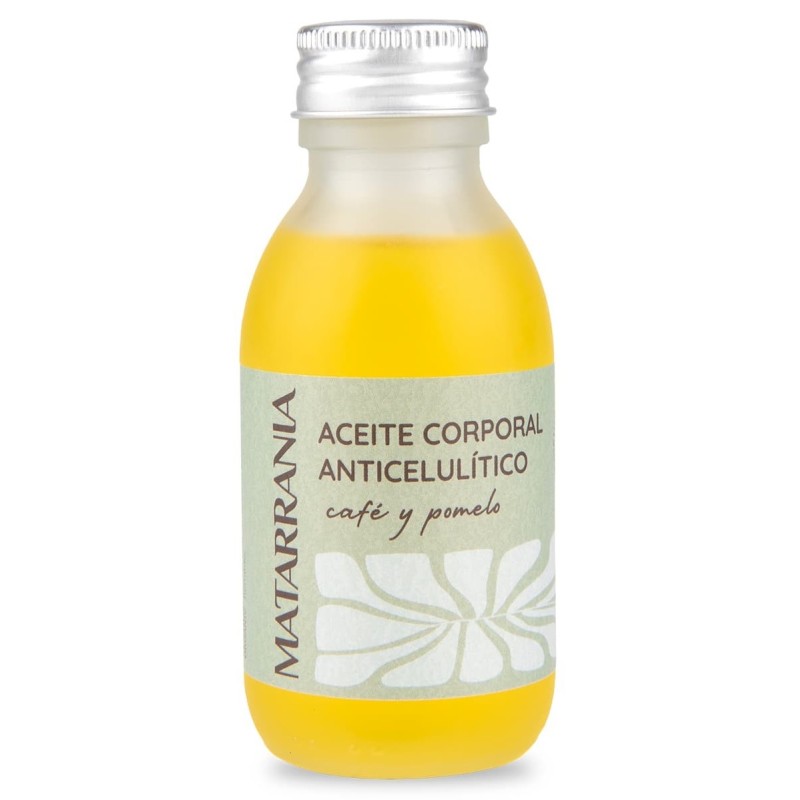 Aceite anticelulítico café y pomelo Matarrania 100 ml.