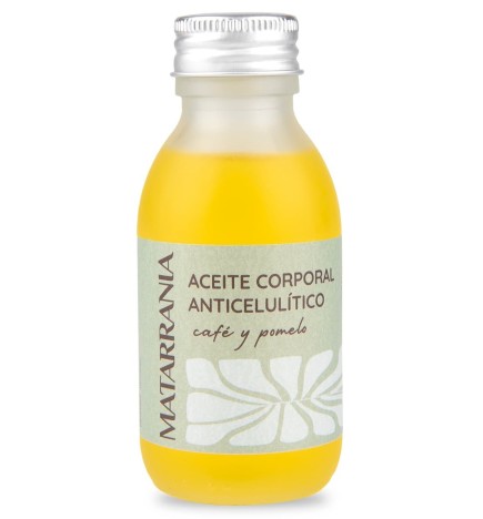 Aceite anticelulítico café y pomelo Matarrania 100 ml.