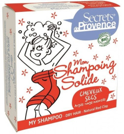 Champú sólido cabello seco Secrets de Provence 85 g.