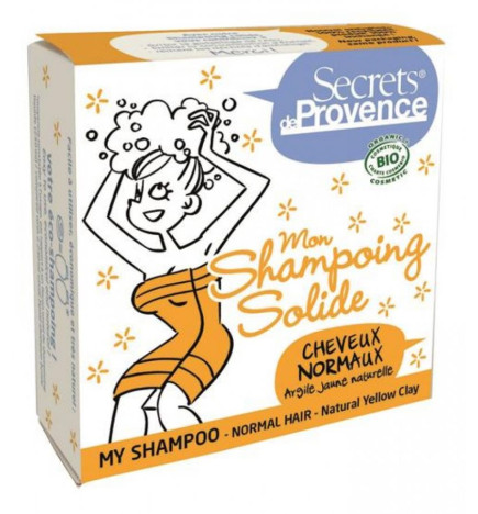 Champú sólido cabello normal Secrets de Provence 85 g.