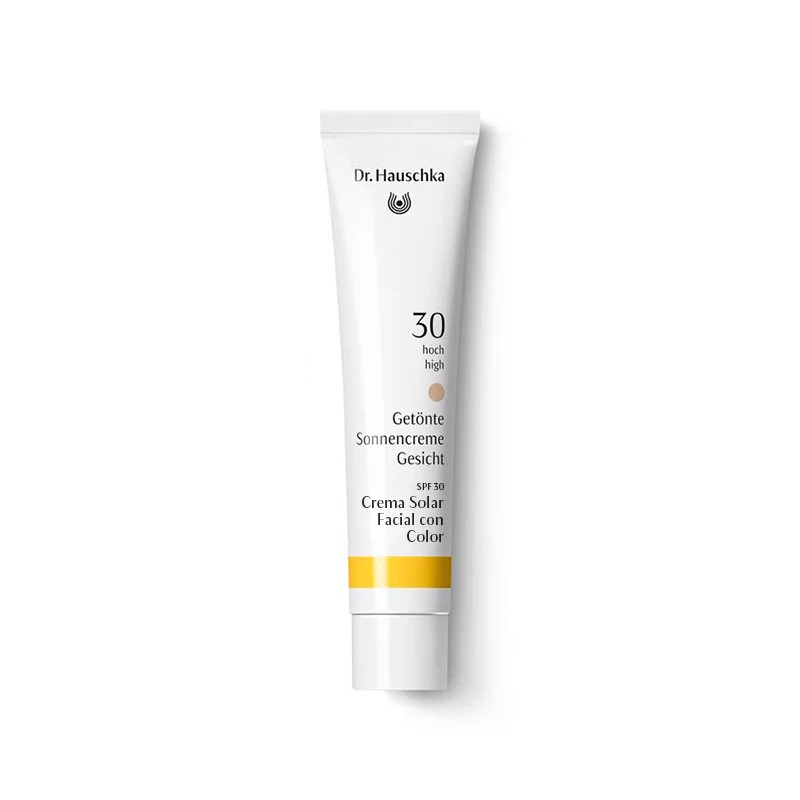 Crema solar facial con color SPF 30 Dr. Hauschka 40 ml. Crema solar facial con color SPF 30 Dr. Hauschka 40 ml.