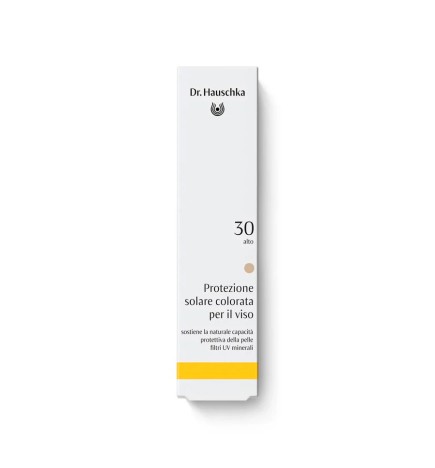 Crema solar facial con color SPF 30 Dr. Hauschka 40 ml.