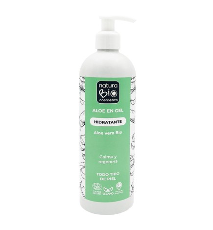 Aloe Vera Bio en gel NaturaBIO 500 ml.