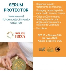 Serum Mágico Aceite protector multiusos SPF15 Sol de Ibiza 30 ml.