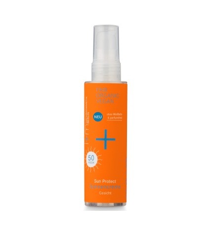 Protector solar facial mineral en crema SPF50 I + M 50 ml.