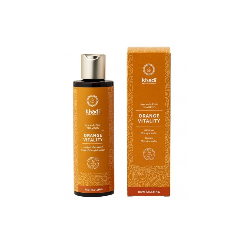 Champú Vitalidad Naranja Khadi 200 ml.